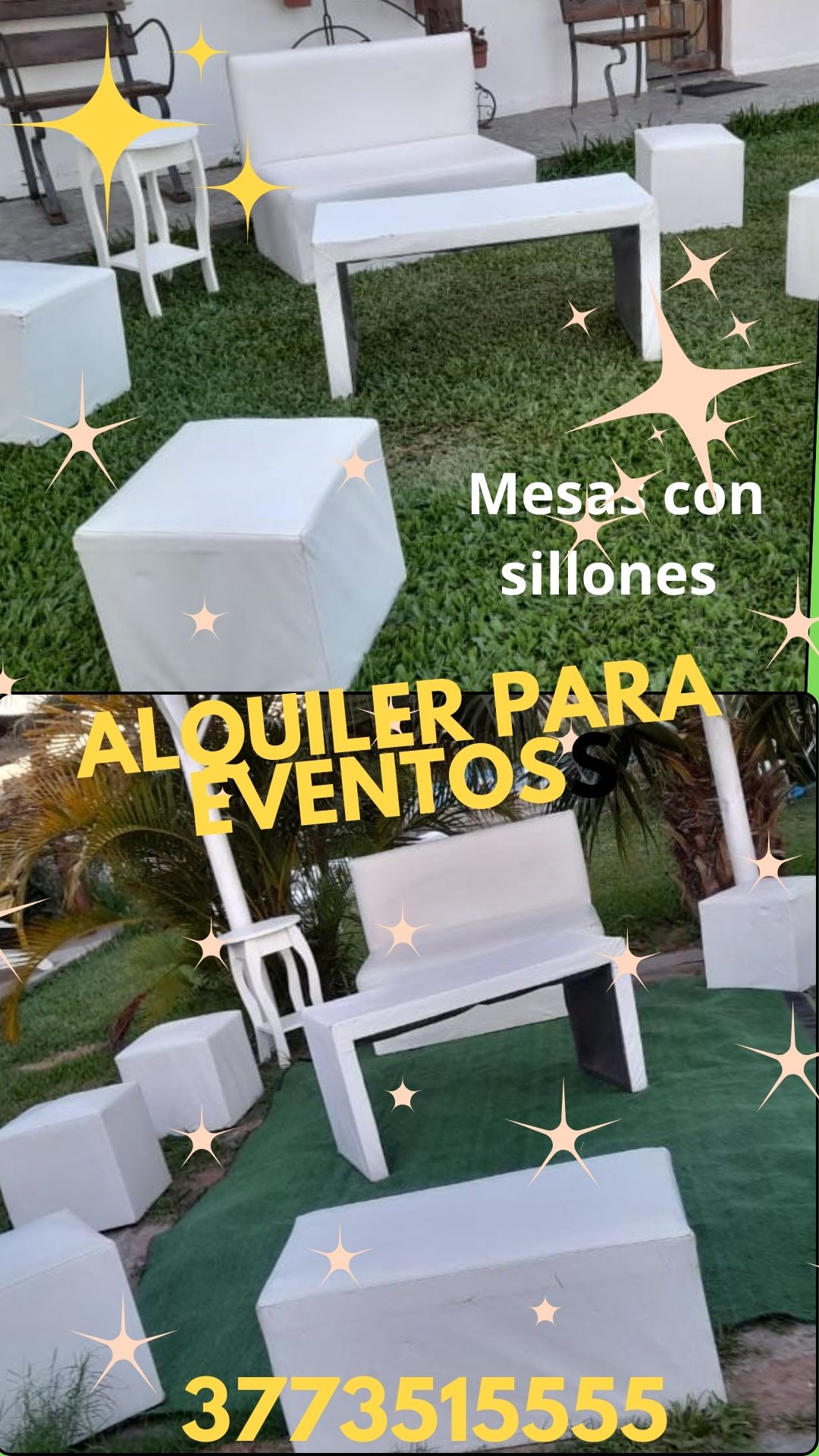 Alquiler de Puff y Candy Bar