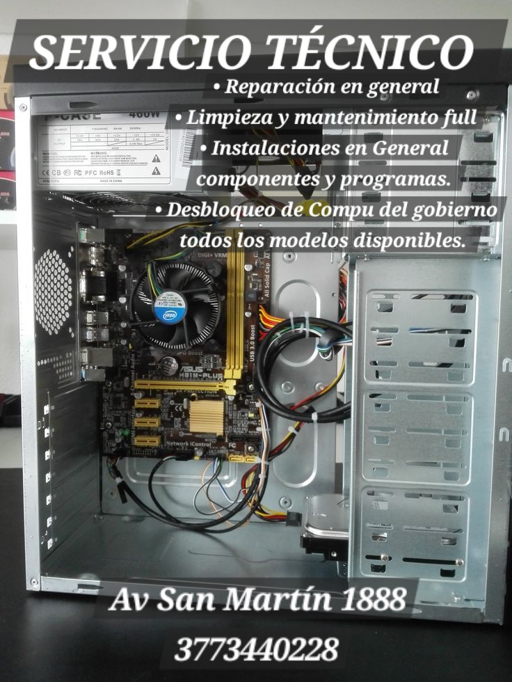 Servicio Técnico y Mantenimientos para Computadoras