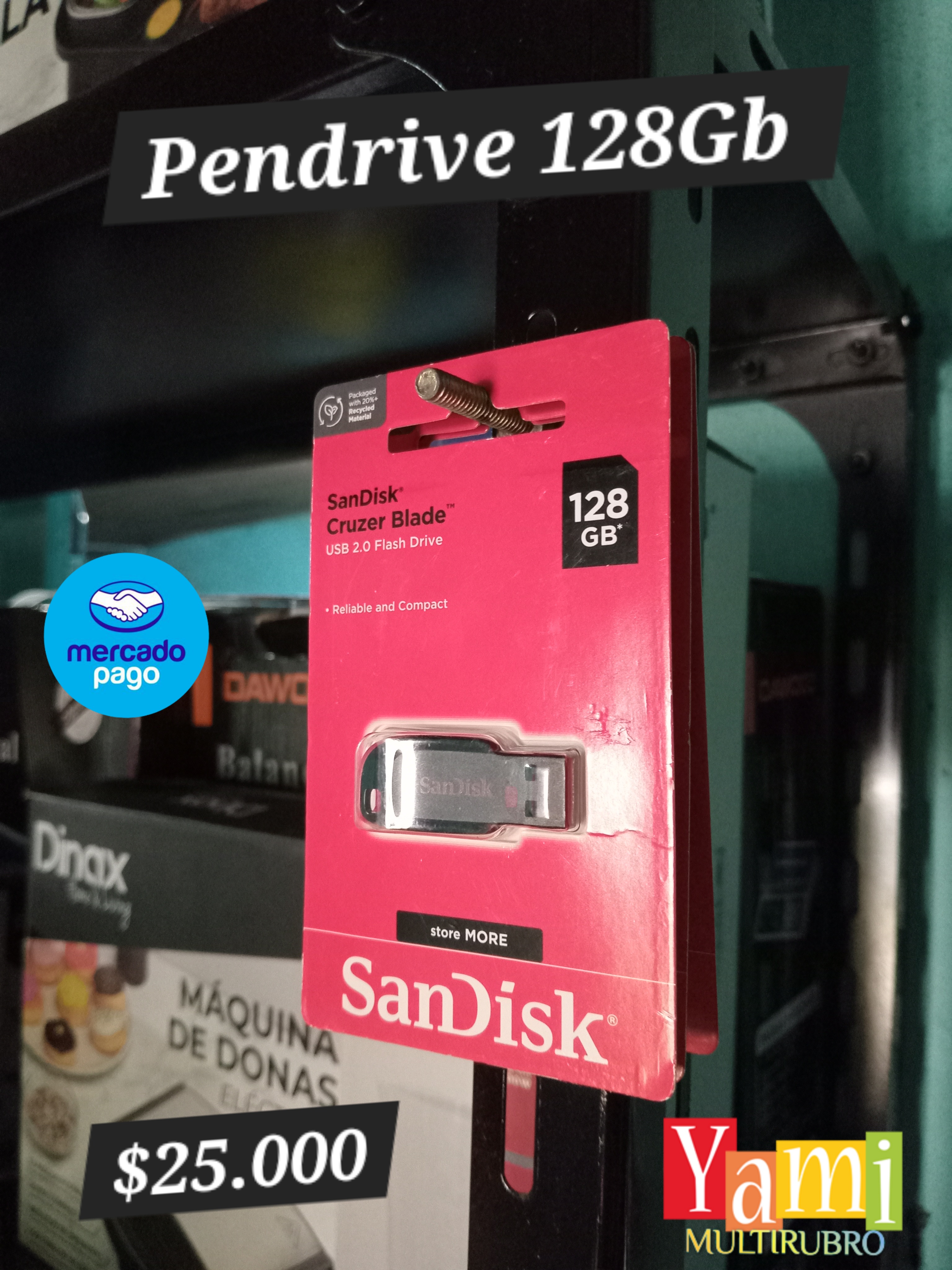 Pendrive 128Gb Sandisk