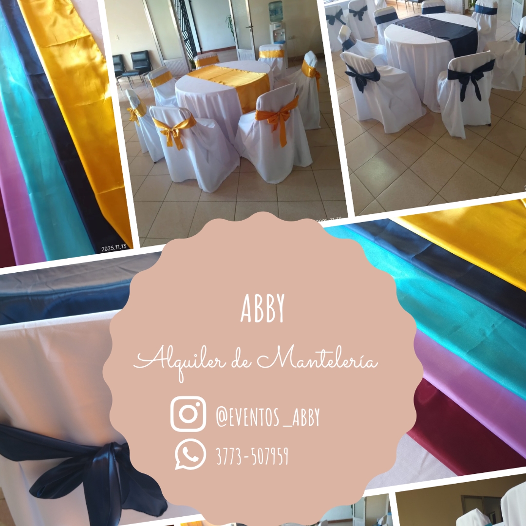 Mantelería para eventos